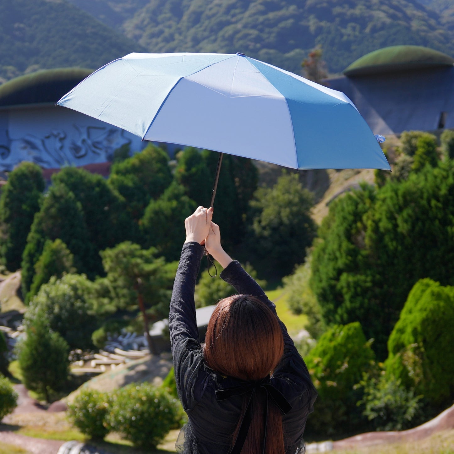 ここはら冬Ver.晴雨兼用傘